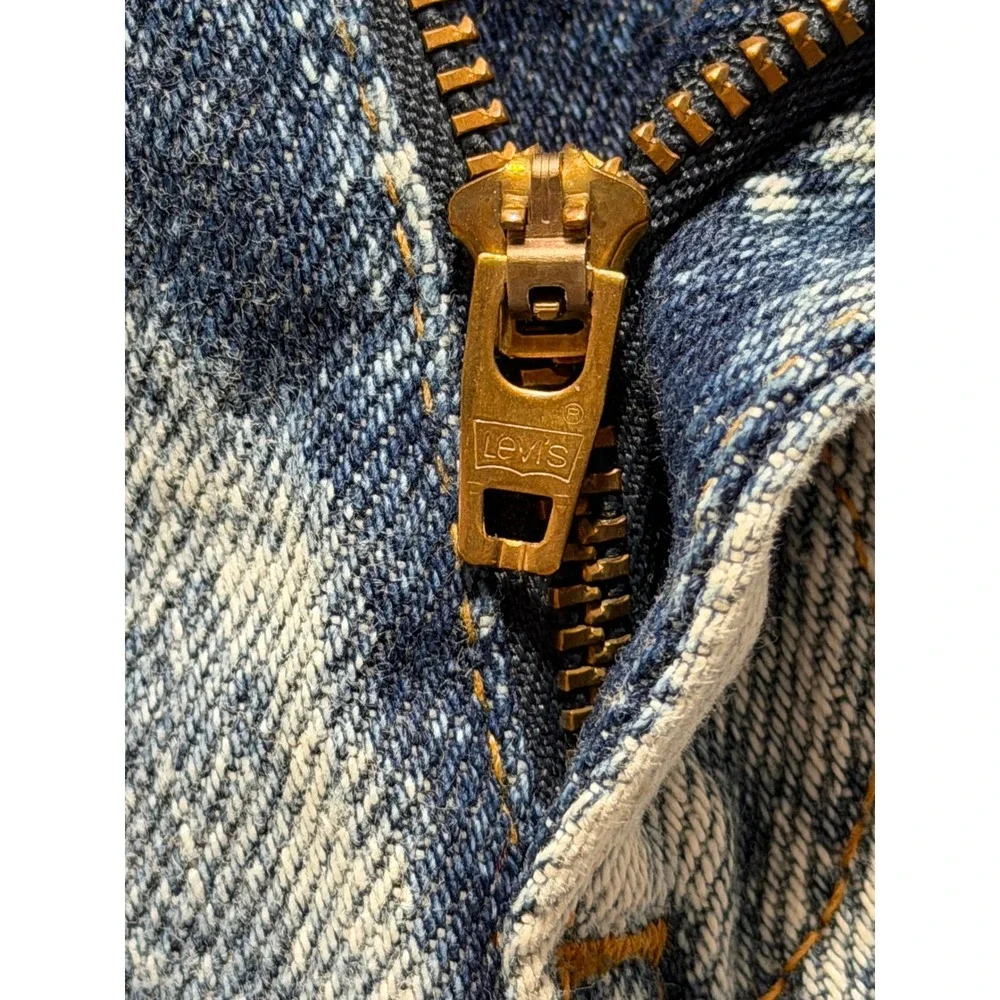 Vintage Levi's 505-0209, USA Acid Wash Jeans W33 L29 100% Cotton‎ Heavy Denim